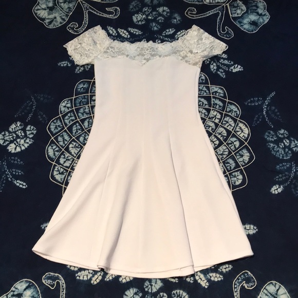 🌺 3 for $15 🌺 Charlotte Russe White Lace Dress - Picture 1 of 3